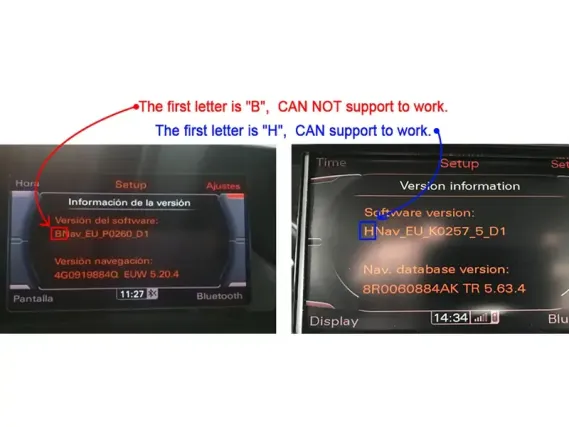 Wireless CarPlay & Android Auto for Audi A4/S4/RS4 (2007+) OEM Screen