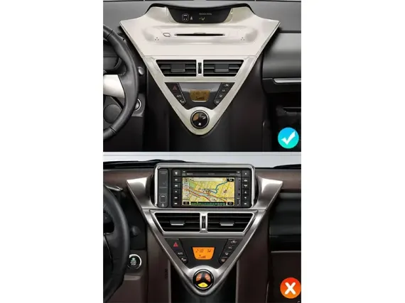 Toyota IQ / Scion iQ (2008-2016) Android car radio Apple CarPlay