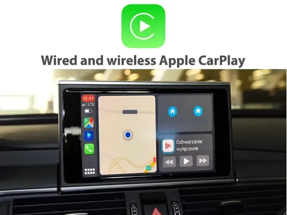 Wireless CarPlay & Android Auto for Audi A6/S6 (2011-2018) OEM Screen