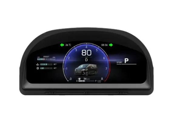Toyota Alphard (2008-2015) Digital Instrument Cluster | Plug & Play