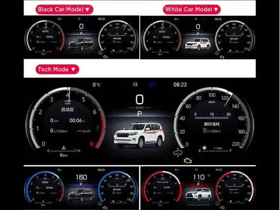Toyota Alphard (2008-2015) Digital Instrument Cluster | Plug & Play