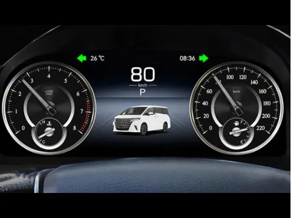 Toyota Alphard (2015-2023) Digital Instrument Cluster | Plug & Play