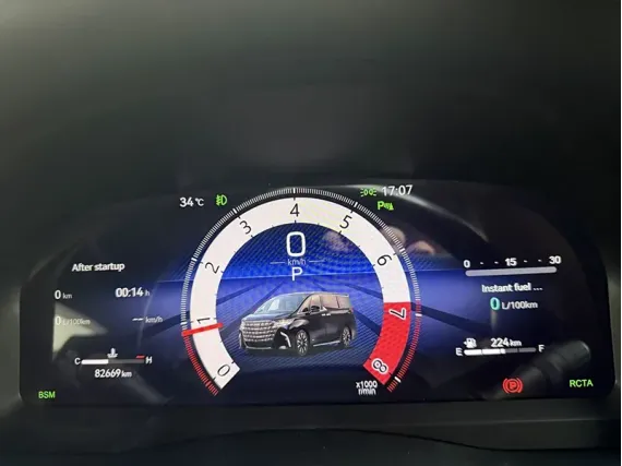 Toyota Alphard (2015-2023) Digital Instrument Cluster | Plug & Play
