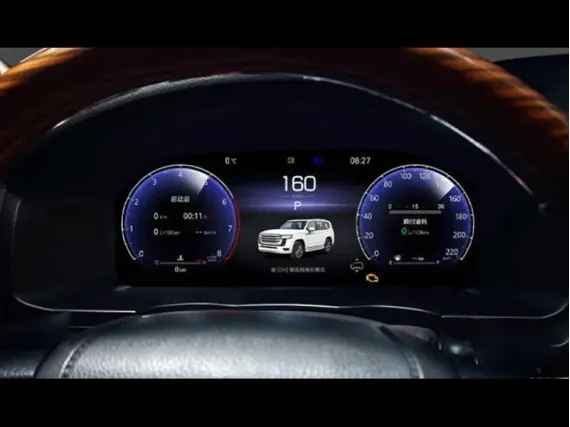 Toyota LC 200 (2007-2015) Digital Instrument Cluster | Plug & Play