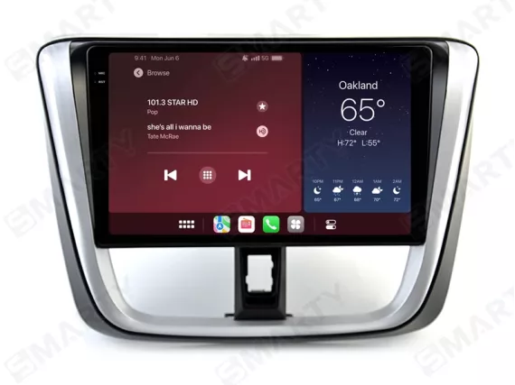 Toyota Vios / Yaris L (2016-2019) Apple carPlay