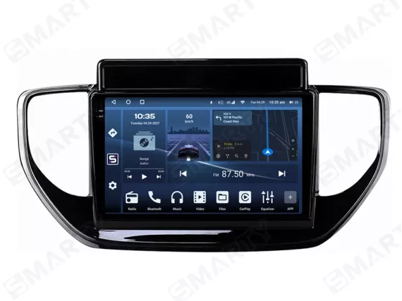 Hyundai Accent/Solaris/Verna (2020+) Autoradio Android Apple CarPlay