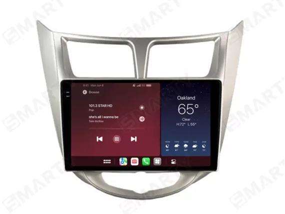 Hyundai Accent/Solaris/Verna/i25 (2010-2017) Apple Carplay