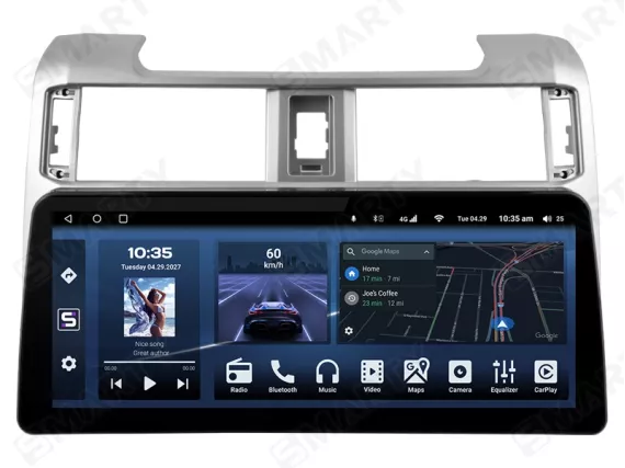 Toyota 4Runner 5 (2010-2022) Android car radio CarPlay - 12.3 inches