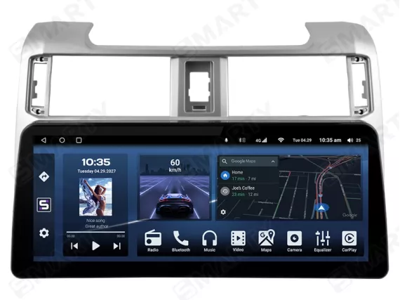 Toyota 4Runner 5 (2010-2022) Autoradio Android CarPlay - 12.3 inches