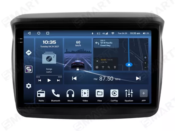 Mitsubishi L200 (2006-2015) Android car radio Apple CarPlay