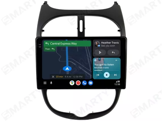 Peugeot 206 (1998-2009) Android Auto