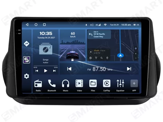 Peugeot Bipper (2008-2017) Android car radio Apple CarPlay