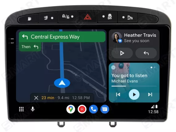 Peugeot 408 (2010-2014) Android Auto