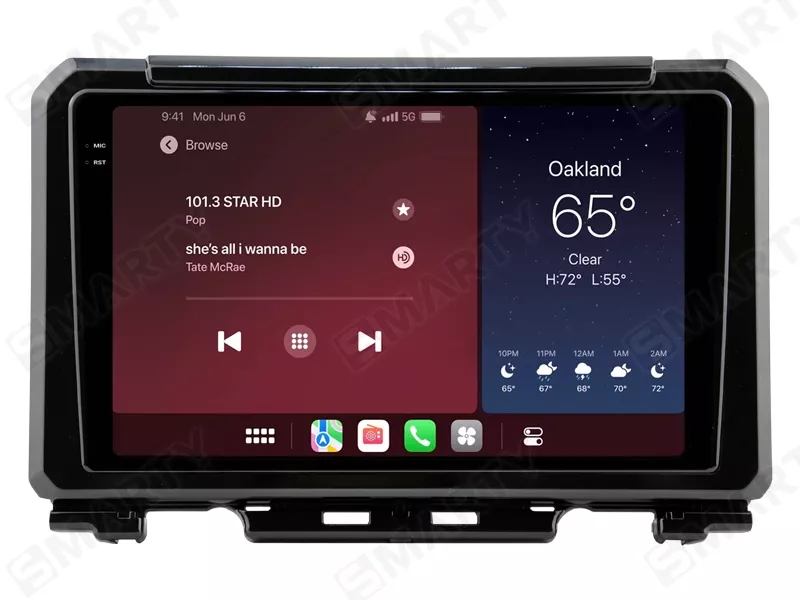 Autoradio Android 14 9 Pollici 2 Din Per Suzuki Jimny 1998-2004 – CarPlay Wireless, GPS, Telecamera Posteriore, Comandi Al Volante E Bluetooth, 1G+32G