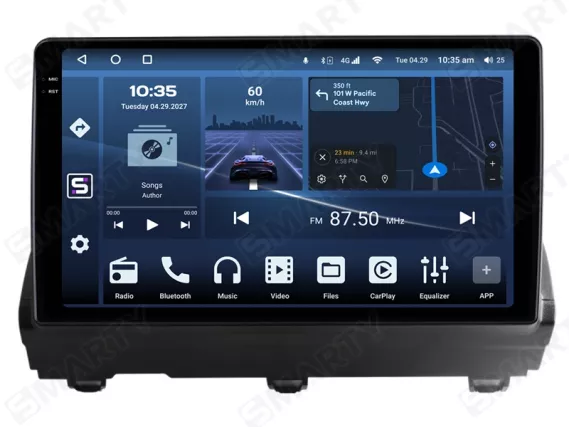 Renault Sandero (2020+) Android car radio Apple CarPlay