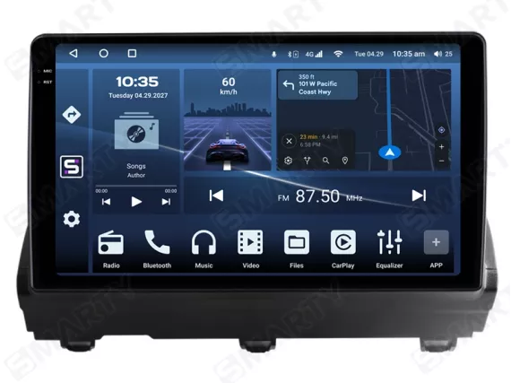 Renault Sandero (2020+) Android Autoradio Apple CarPlay
