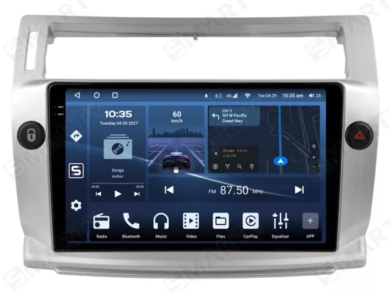 Citroen C4 / C-Quatre (2004-2009) Android car radio Apple CarPlay