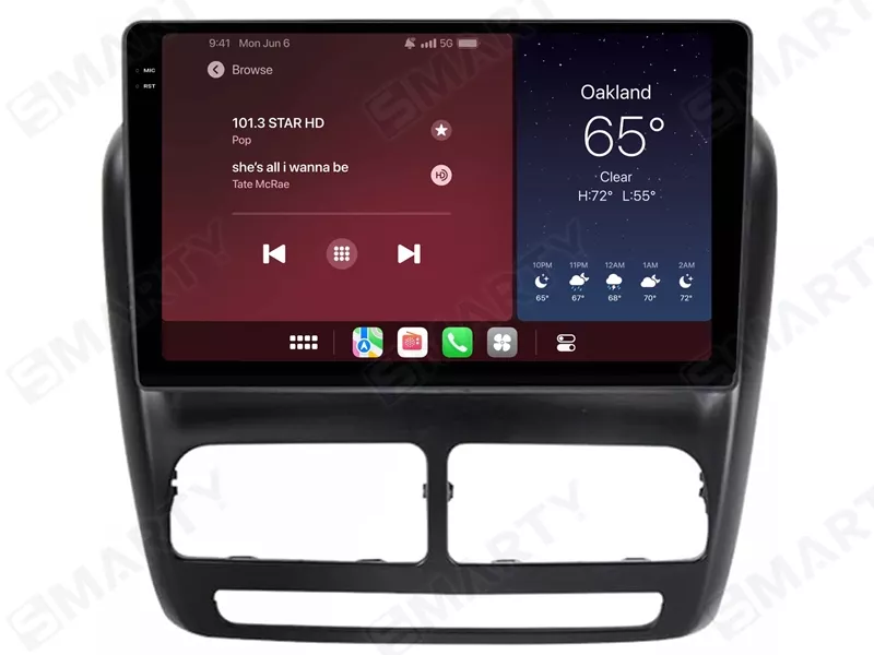 Autoradio Hikity 9 Pollici Per Fiat Doblò 2015 | 2+64GB Android Auto E Carplay Wireless | GPS, WiFi, FM/RDS, Telecamera Posteriore