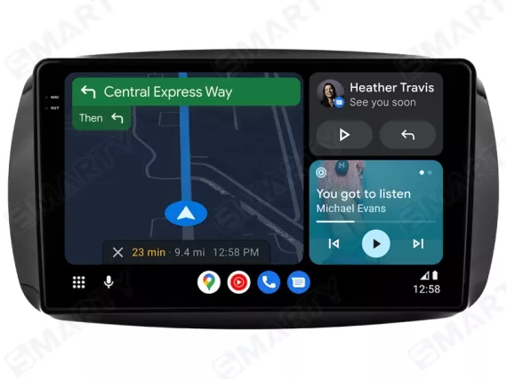 Smart Fortwo C453/A453 (2014-2021) Android Auto