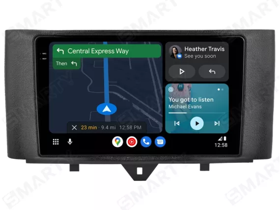 Smart Fortwo A451/C451 Facelift (2012-2015) Android Auto