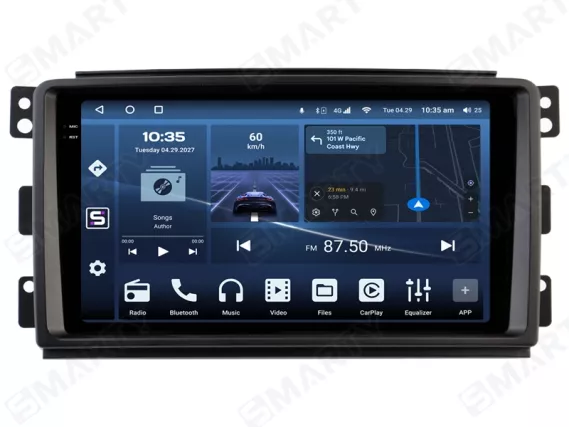 Smart Fortwo A451/C451 (2007-2012) Android car radio Apple CarPlay