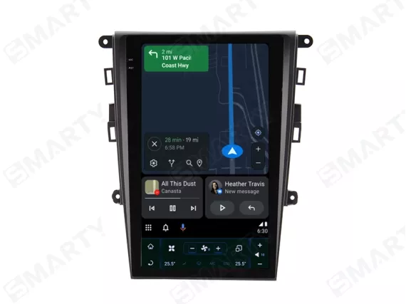 Ford Mondeo/Fusion (2017-2023) Android Auto Tesla - 13.6 inches
