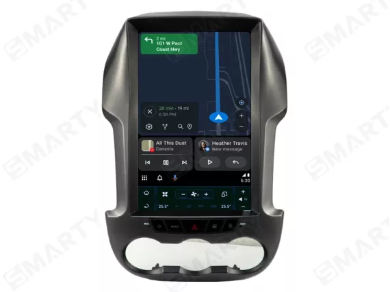 Ford Ranger (2011-2015) Android Auto Tesla - Snapdragon