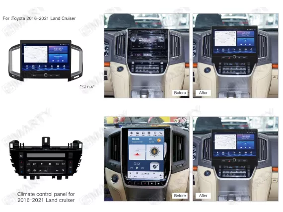 Toyota LС 200 (2015-2021) Android car radio