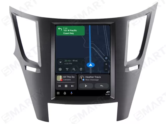 Subaru Legacy  (2009-2014) - Snapdragon Android Auto Tesla