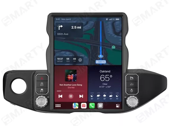 Jeep Wrangler (2018-2023) Apple CarPlay Tesla