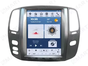 Toyota LC100 Facelift (2002-2007) Ver. 2 Tesla Android car radio