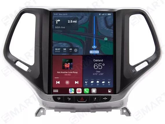 Jeep Cherokee (2013-2019) - Snapdragon Apple CarPlay Tesla