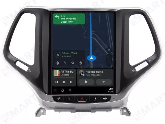 Jeep Cherokee (2013-2019) - Snapdragon Android Auto Tesla