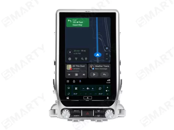 Toyota LC 200 GX VX (2015-2021) Android Auto Tesla - 13.6 inches