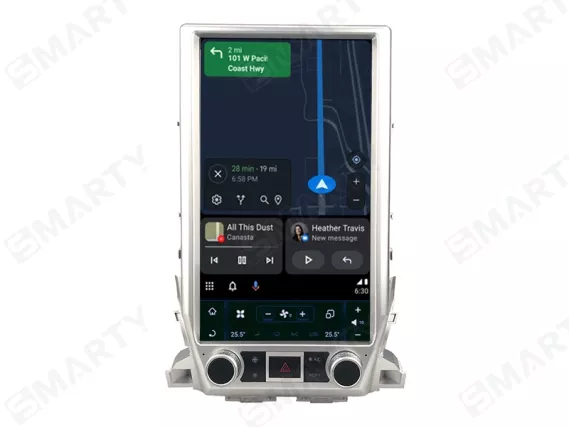 Toyota LC 200 GX VX (2015-2021) Android Auto Tesla - 16 inches