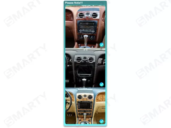 Bentley Flying Spur Continental (2004-2012) Tesla Android car radio