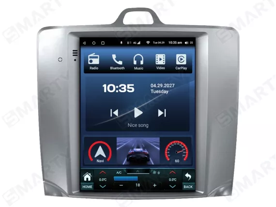 Ford Focus 2 Gen (2004-2011) Tesla Android car radio