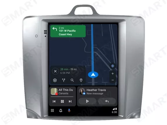 Ford Focus 2 Gen (2004-2011) Android Auto Tesla