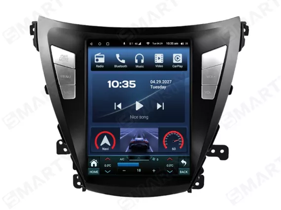 Hyundai Elantra 5 Gen MD Facelift (2013-2016) Tesla Android car radio