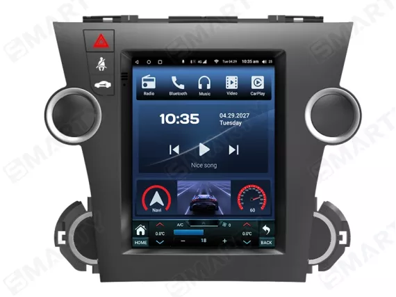 Toyota Highlander (2007-2013) Tesla Android car radio