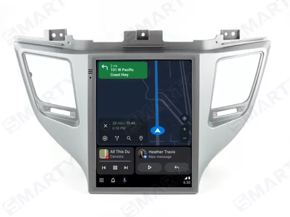 Hyundai Tucson 3 Gen TL (2015-2018) Android Auto Tesla