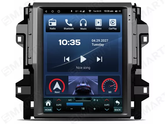 Toyota Hilux (2015-2023) Tesla Android car radio