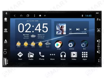 2-DIN Universal Android car radio - Ver. 2