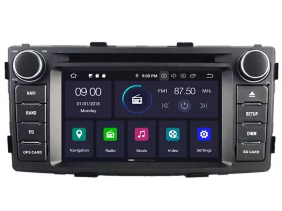 Toyota Fortuner AN50 (2004-2015) Radio para coche Android - OEM estilo