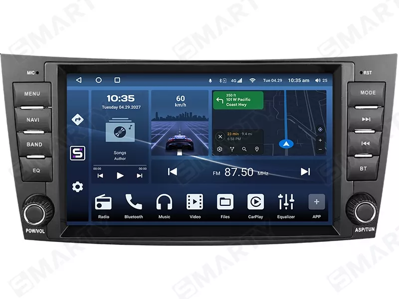 thumbnail image 2 of Navi For Mercedes Benz E/CLS/G Class W211 W219 Head Unit Tesla Player Audio Radi 2 of 12
