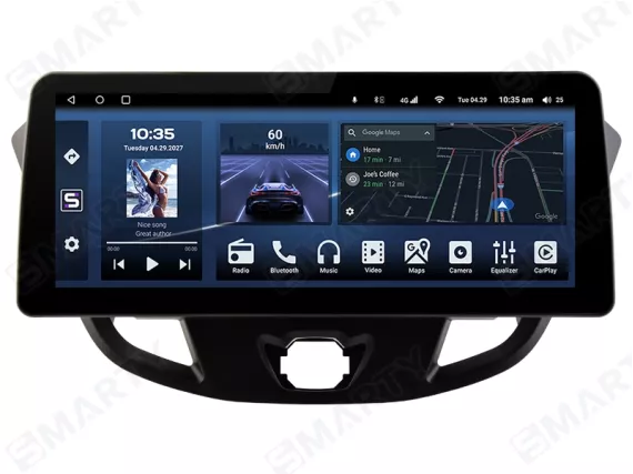 Ford Tourneo Custom (2012-2017) Android car radio CarPlay - 12.3 inch