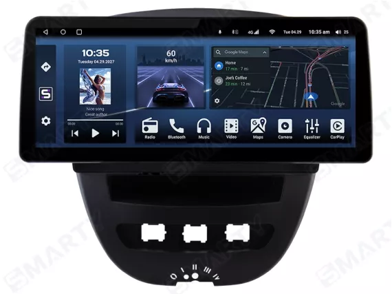 Toyota Aygo (2005-2014) Android car radio CarPlay - 12.3 inches