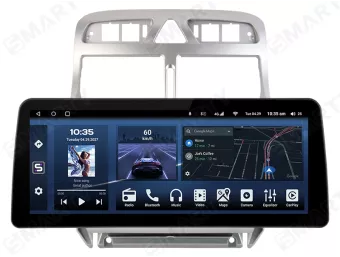 For Peugeot 307 SW 2002 - 2013 Android car radio CarPlay - 12.3 inches
