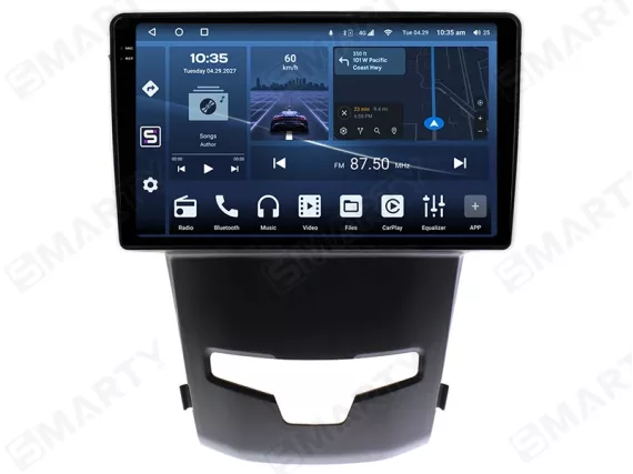 SsangYong Actyon Facelift (2013-2018) Android car radio Apple CarPlay