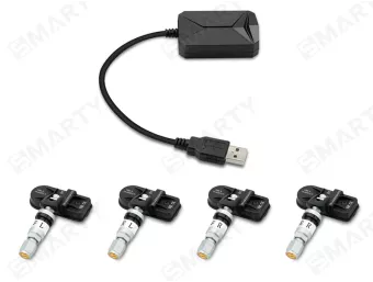 USB Android TPMS for Car Android head unit with 4 internal sensor